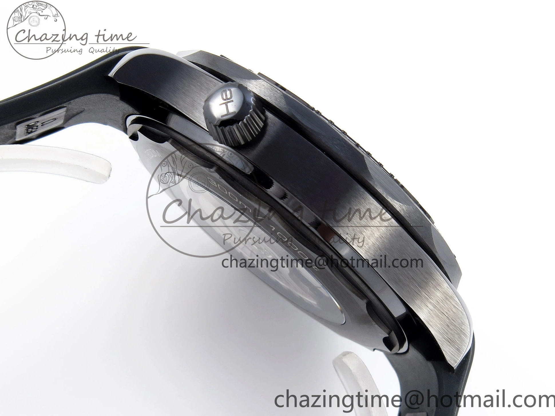0325 SEAMASTER 300M 43.5MM BLACK CERAMIC VSF 1:1 BEST EDITION BLACK DIAL ON BLACK RUBBER STRAP A FashionForward 7766